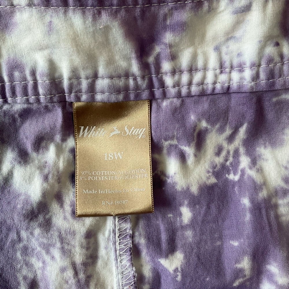 Cute tie dye purple skort - Picture 2 of 4
